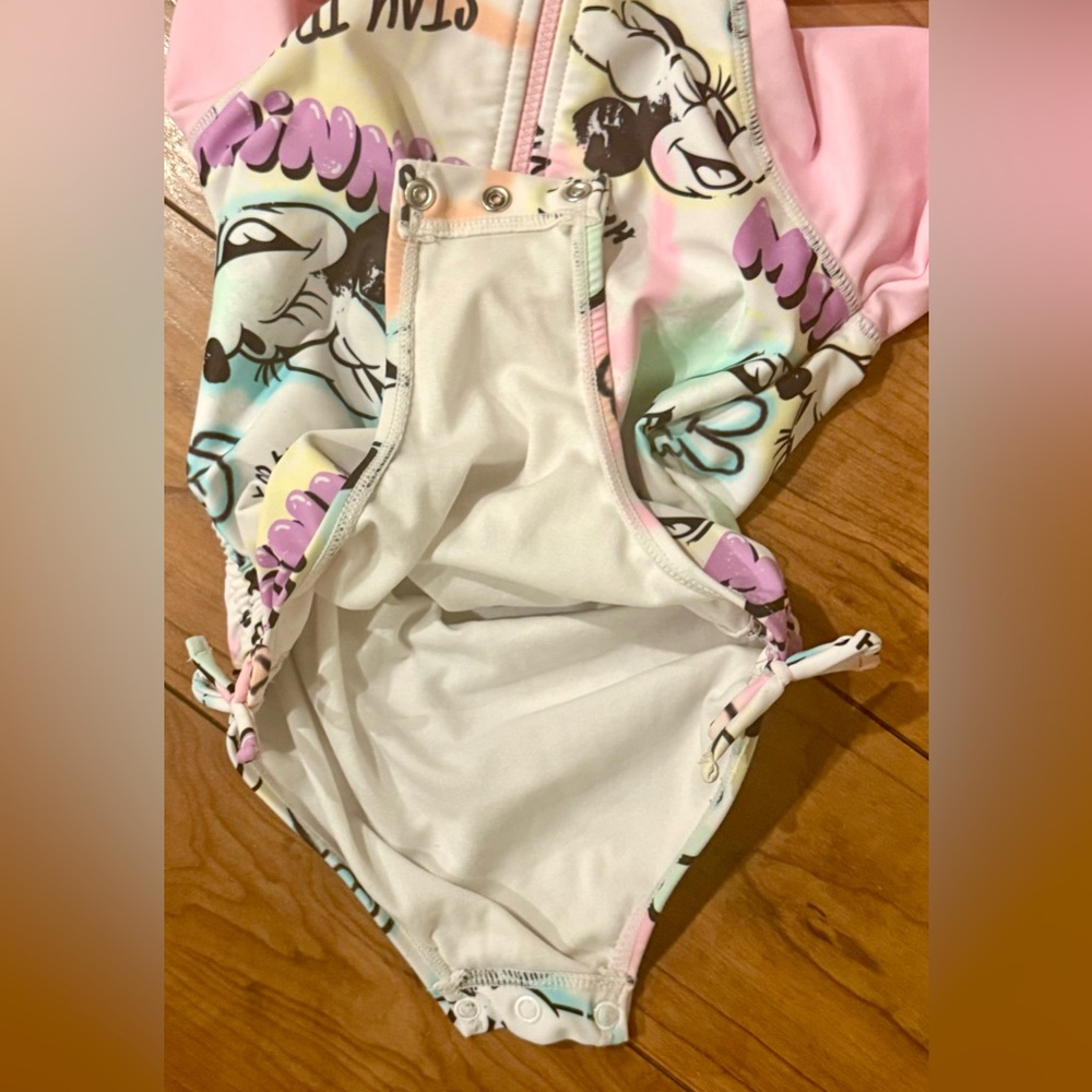 Disney store animators collection toddler girl size 2 swimsuit 1-piece - Picture 5 of 7